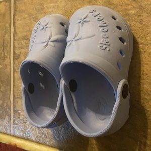 Size 5 baby Sketchers. Color Blue